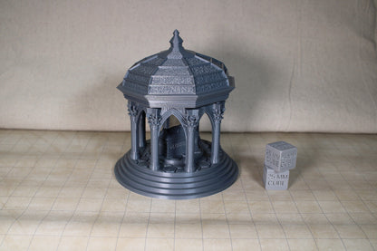 Tabletop Terrain Gazebo Crypt Dungeon Entrance Dnd RPG wargame skirmish 28mm
