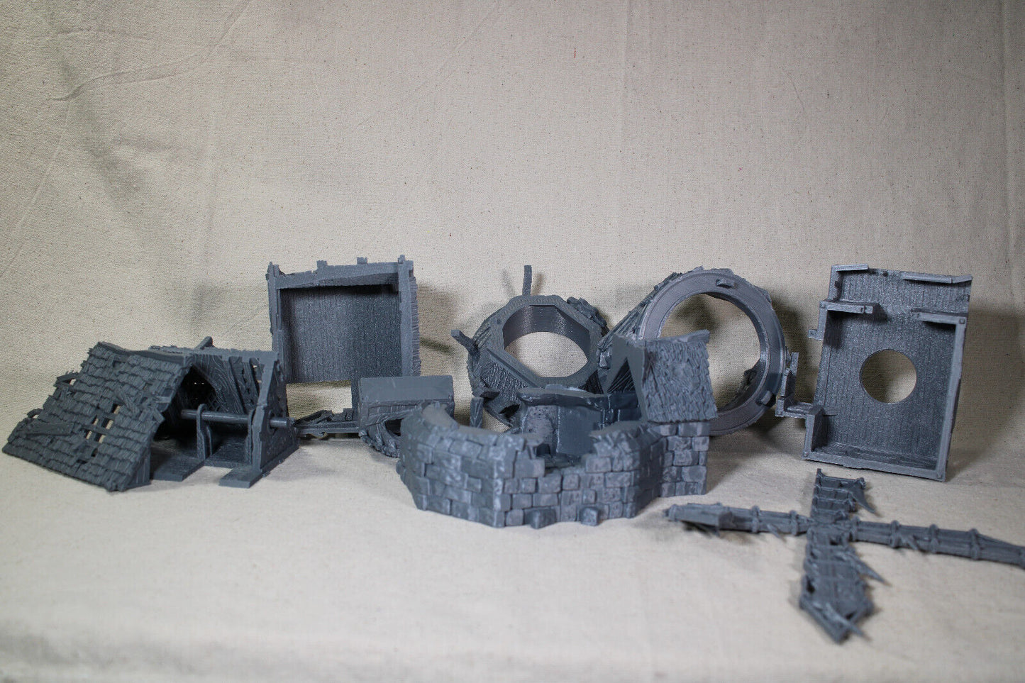 Tabletop Terrain Windmill Grain Mill Dnd RPG wargame skirmish 28mm Spins & Pivot