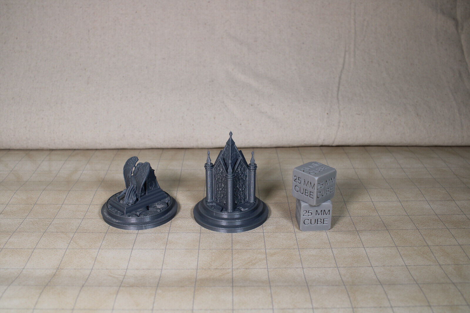 Tabletop Terrain Monument Weeping Angel Statue Dnd RPG wargame skirmish 28mm
