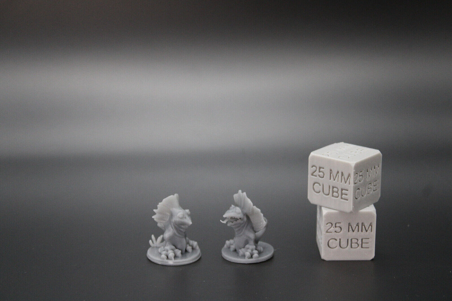 Corrupted Lizard Lesser Demon Imps x2 28mm 32mm Miniature Dnd RPG Skirmish