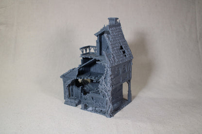 Tabletop Terrain Ruin Healers House Witch Wizard Dnd RPG wargame skirmish 28mm