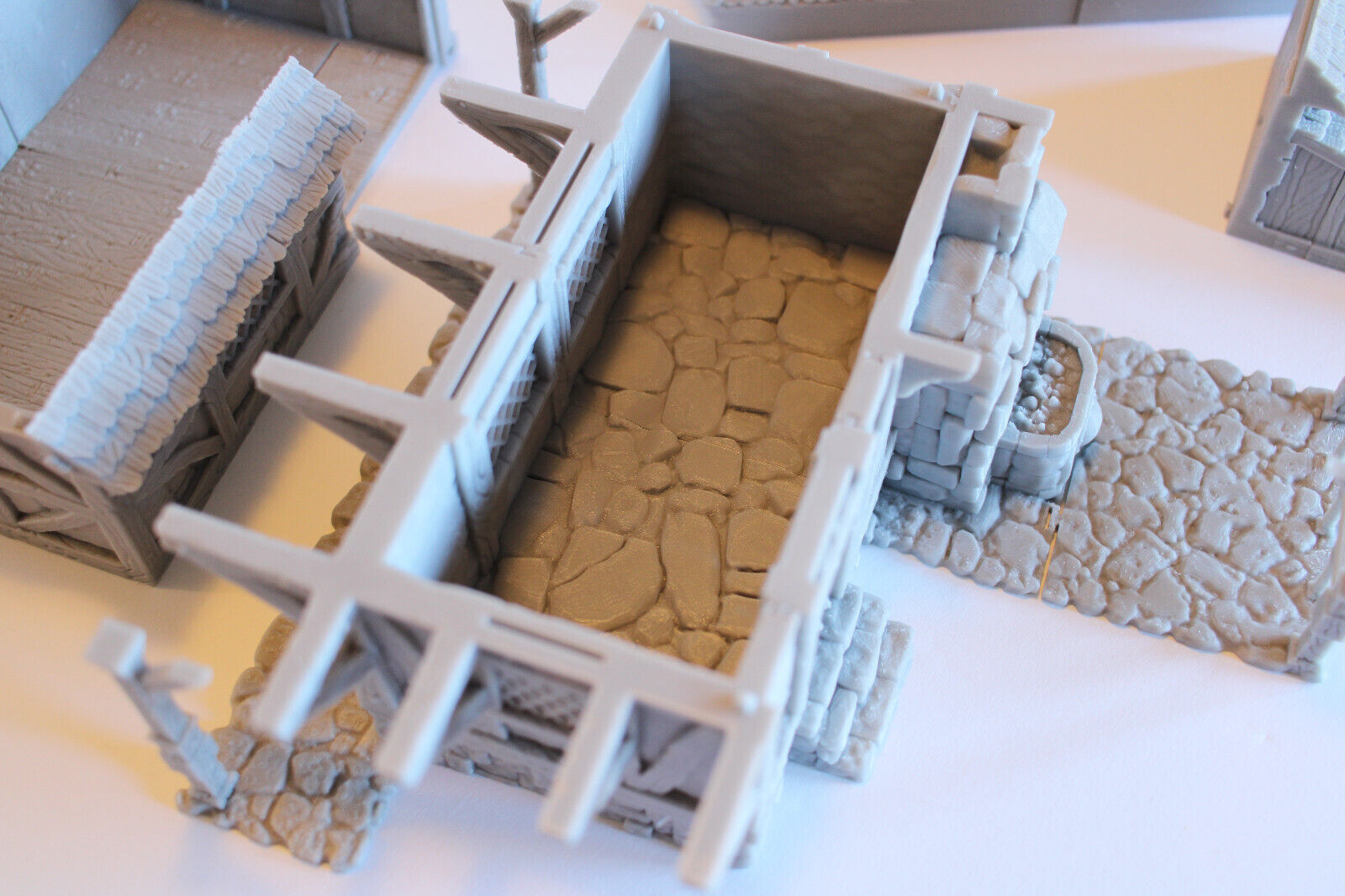 Tabletop Terrain Blacksmith House Dnd RPG wargame skirmish 28mm