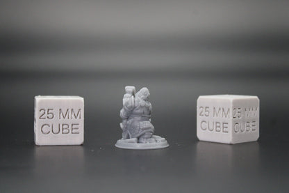 Dwarf Blacksmith Fighter Hammer 32mm Miniature Dnd Skirmish