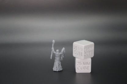 Skeleton Undead Mage Wizard Lich 32mm Miniature Dnd Skirmish HeroQuest