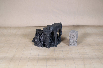 Tabletop Terrain Elven Ruin Fort Outpost Tower Dnd RPG wargame skirmish 28mm
