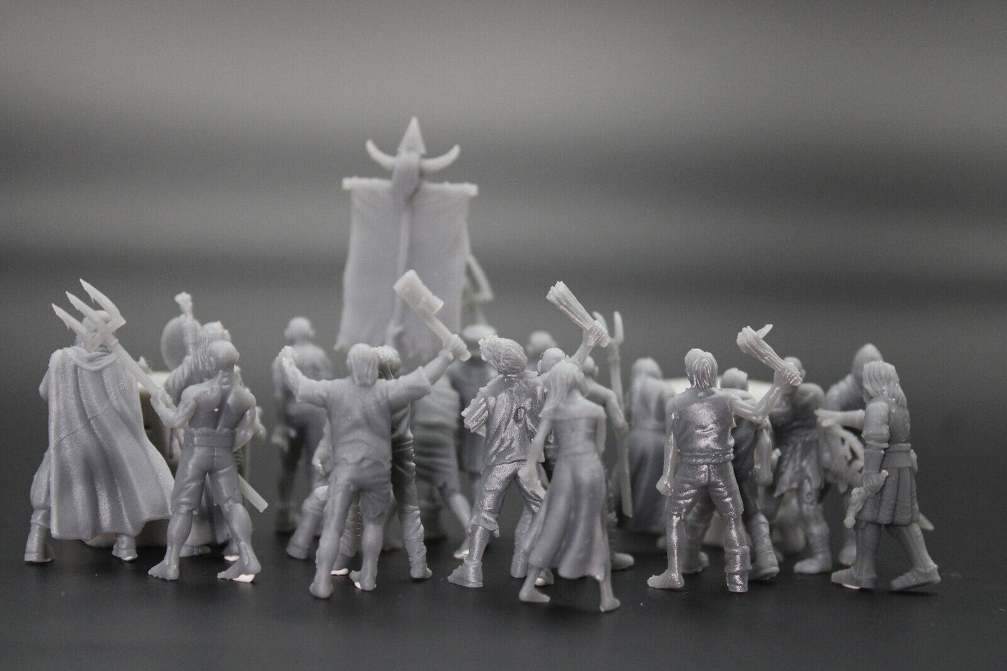 Zombie Horde 20 Units Musician Standard 32mm Miniature Dnd Skirmish Oldhammer