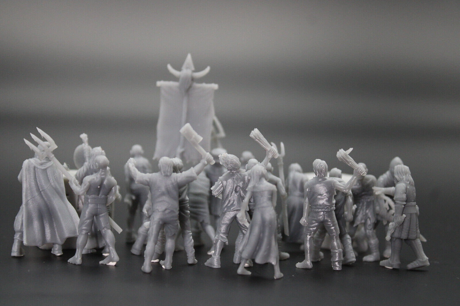 Zombie Horde 20 Units Musician Standard 32mm Miniature Dnd Skirmish Oldhammer
