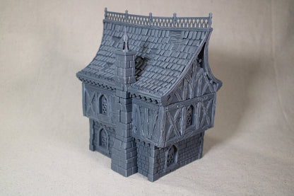 Tabletop Terrain Medieval Hamlet House Dnd RPG wargame skirmish 28mm