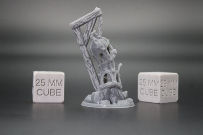 Skeleton In Cage 32mm Miniature Dnd Skirmish