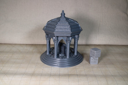 Tabletop Terrain Gazebo Crypt Dungeon Entrance Dnd RPG wargame skirmish 28mm