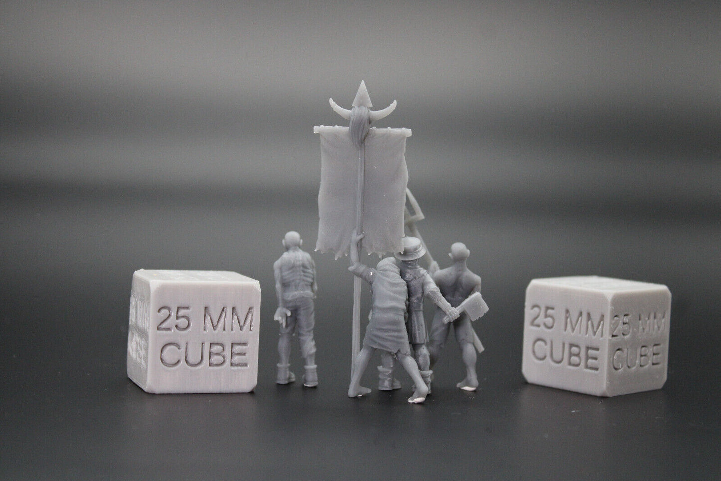 Zombie Horde 20 Units Musician Standard 32mm Miniature Dnd Skirmish Oldhammer