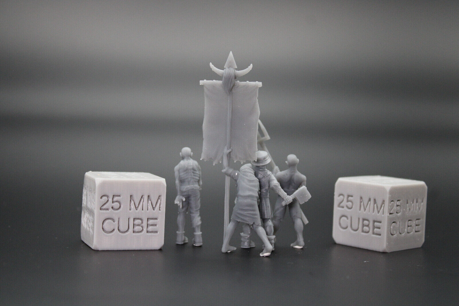 Zombie Horde 20 Units Musician Standard 32mm Miniature Dnd Skirmish Oldhammer