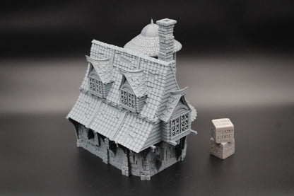 Tabletop Terrain Fantasy Forgotten Manor House Dnd RPG wargame skirmish 28mm