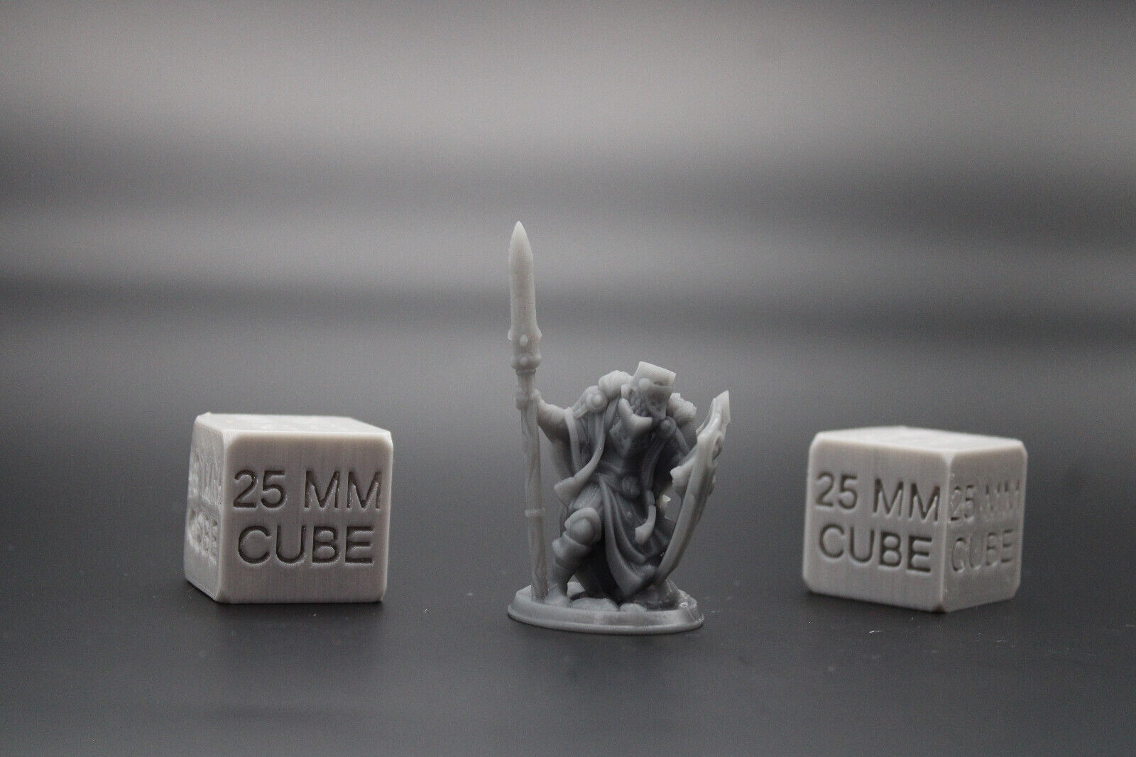 Paladin Knight with Pole Axe Halberd & Shield 32mm Miniature Dnd Skirmish