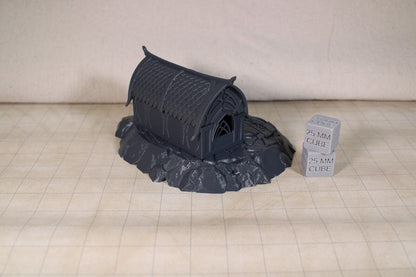 Tabletop Terrain Elven House Cut Stone Base Dnd RPG wargame skirmish 28mm