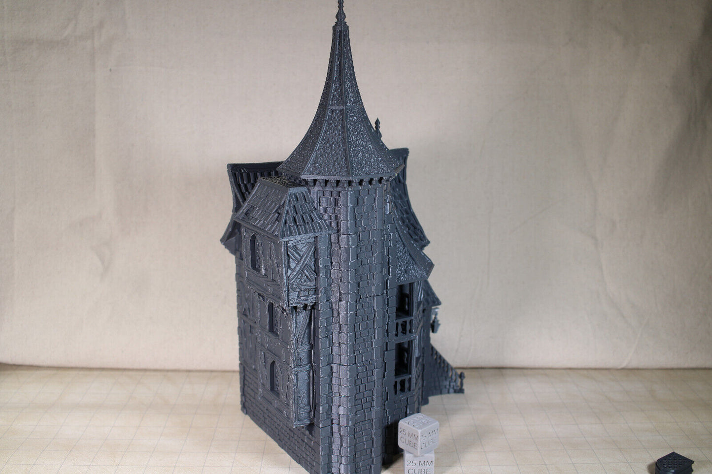 Tabletop Terrain Medieval Mansion Inn Dnd RPG wargame skirmish 28mm