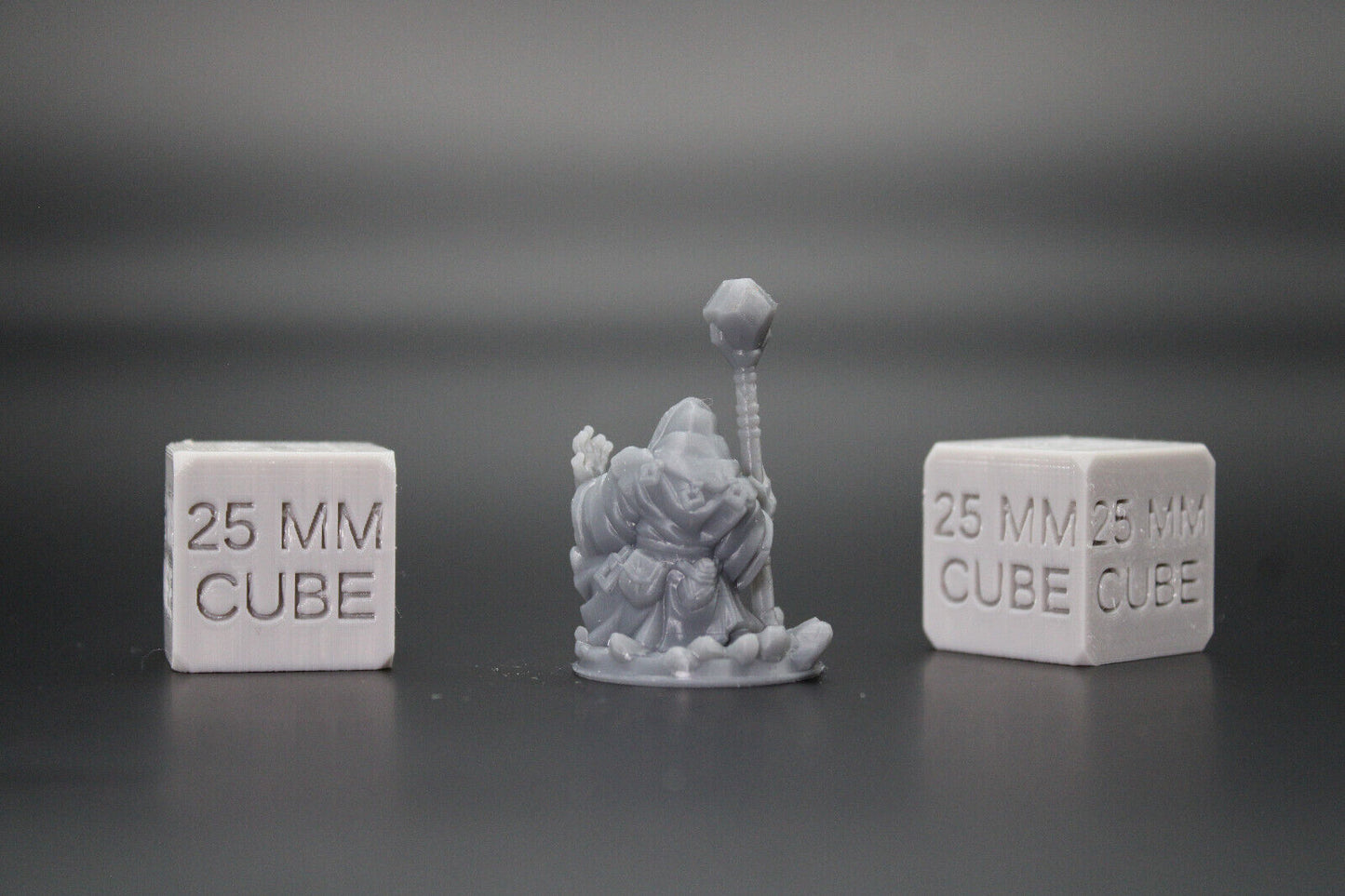 Dwarf Arcane Wizard Sorcerer Orb Staff Book 32mm Miniature Dnd Skirmish