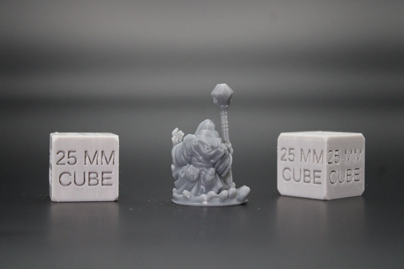 Dwarf Arcane Wizard Sorcerer Orb Staff Book 32mm Miniature Dnd Skirmish