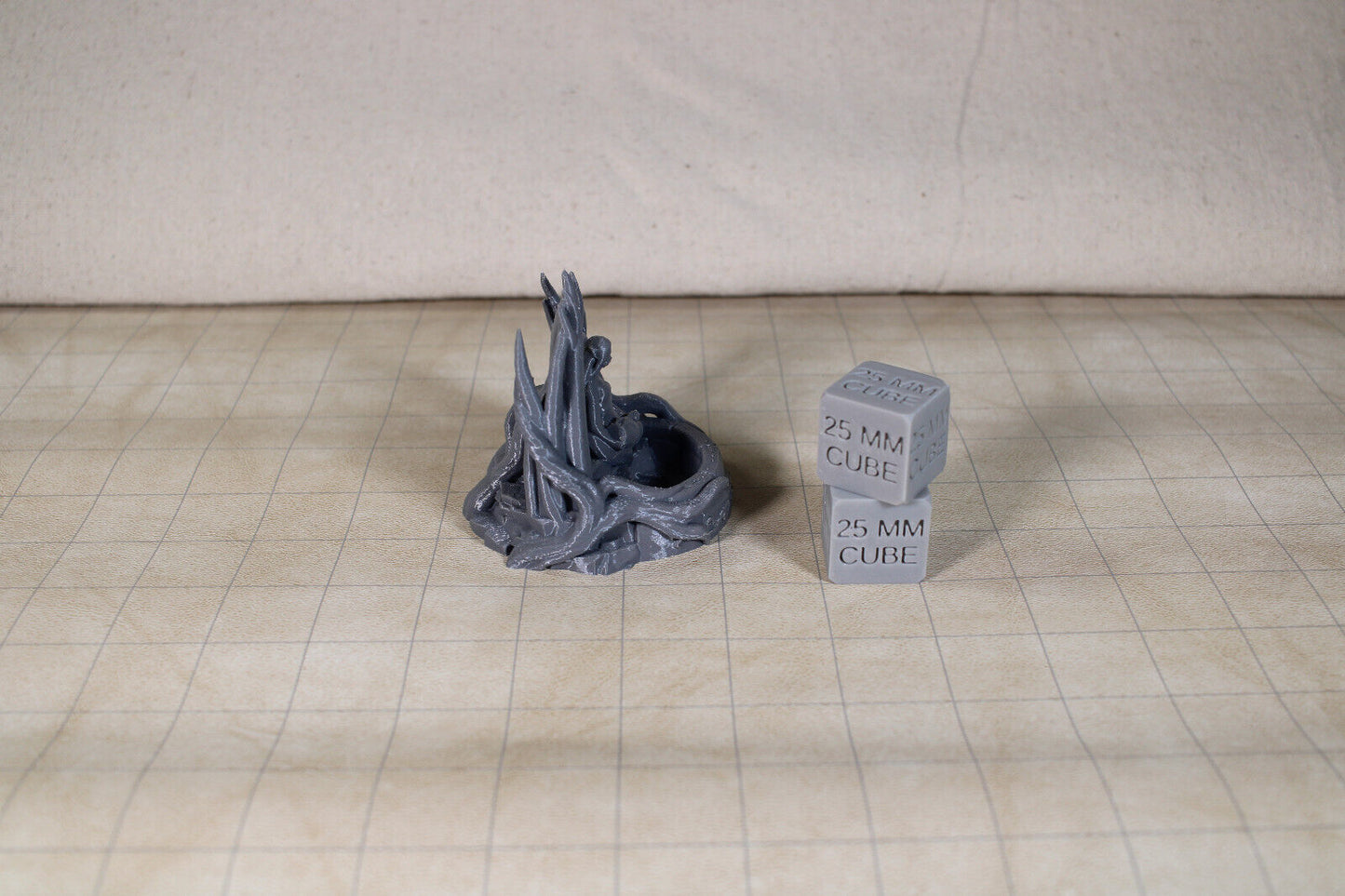Tabletop Terrain Elven Fountain Gazing Pool Dnd RPG wargame skirmish 28mm