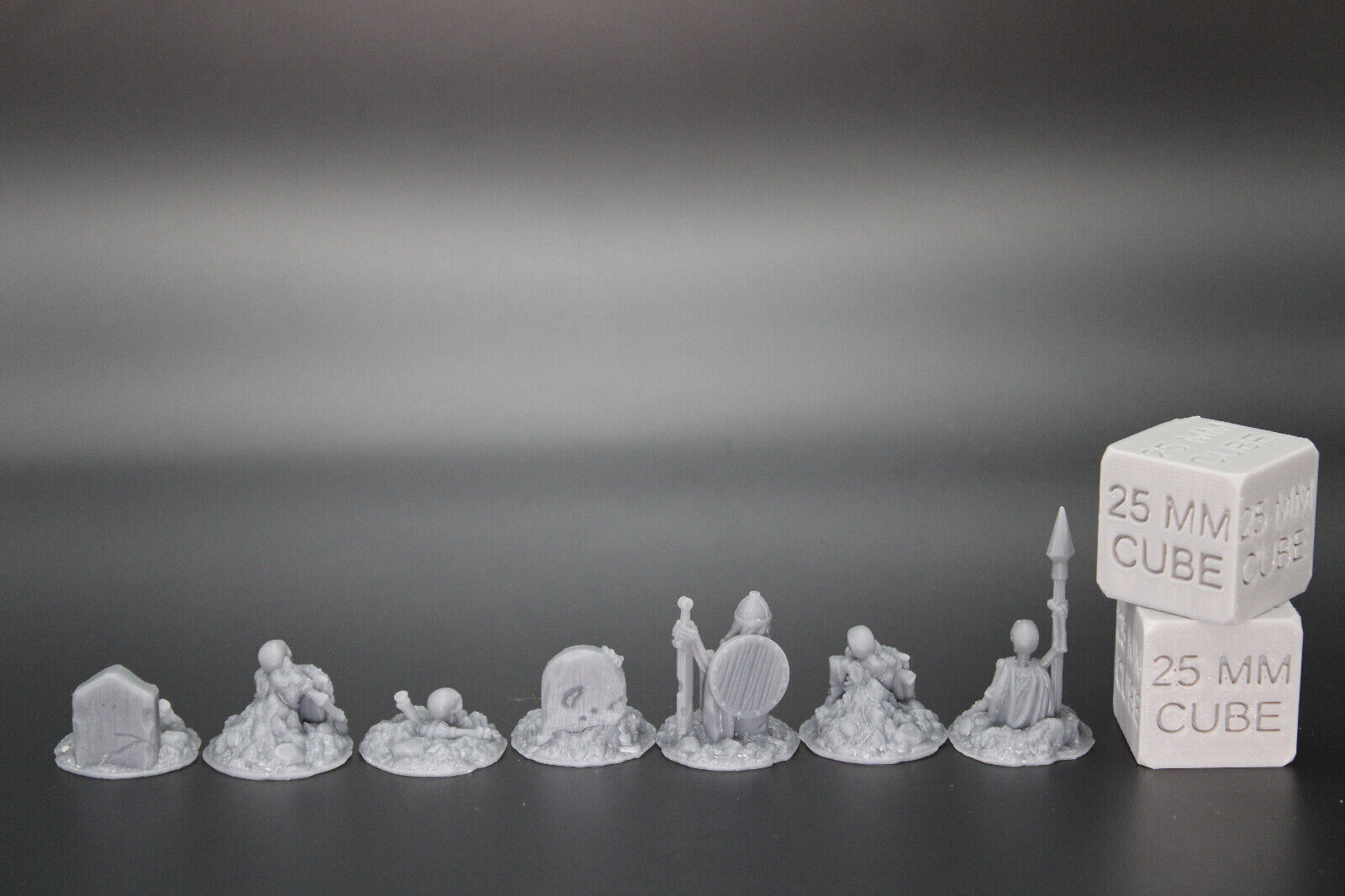 Skeleton Undead Raised Rising Warrior 32mm Miniature Dnd Skirmish HeroQuest