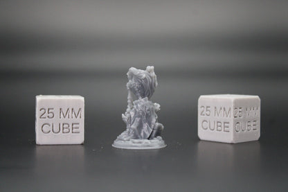 Skeleton Undead Sickle 32mm Miniature Dnd Skirmish