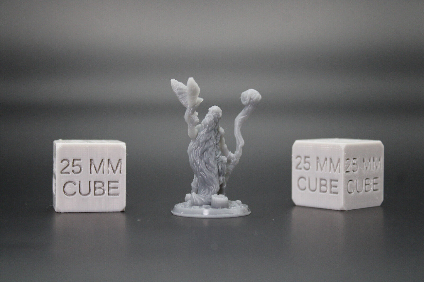 Druid Herbalist Witch Warlock with Bird & Staff 32mm Miniature Dnd Skirmish