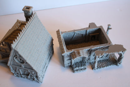 Tabletop Terrain Healers House Witch Wizard Hag Dnd RPG wargame skirmish 28mm
