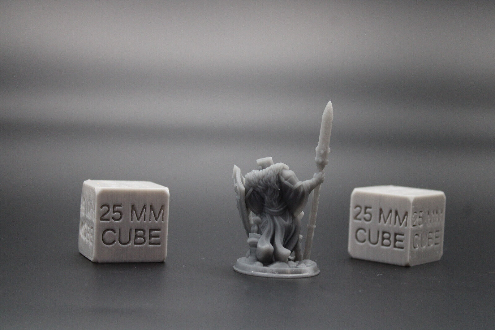 Paladin Knight with Pole Axe Halberd & Shield 32mm Miniature Dnd Skirmish