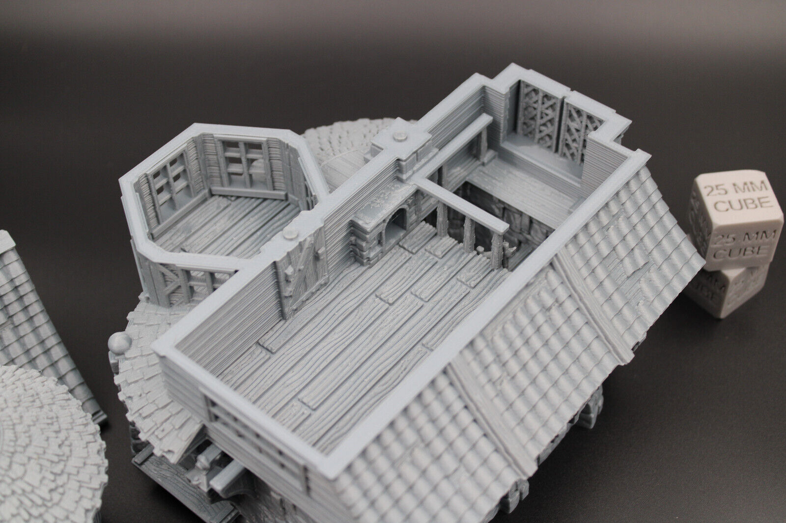 Tabletop Terrain Fantasy Forgotten Manor House Dnd RPG wargame skirmish 28mm