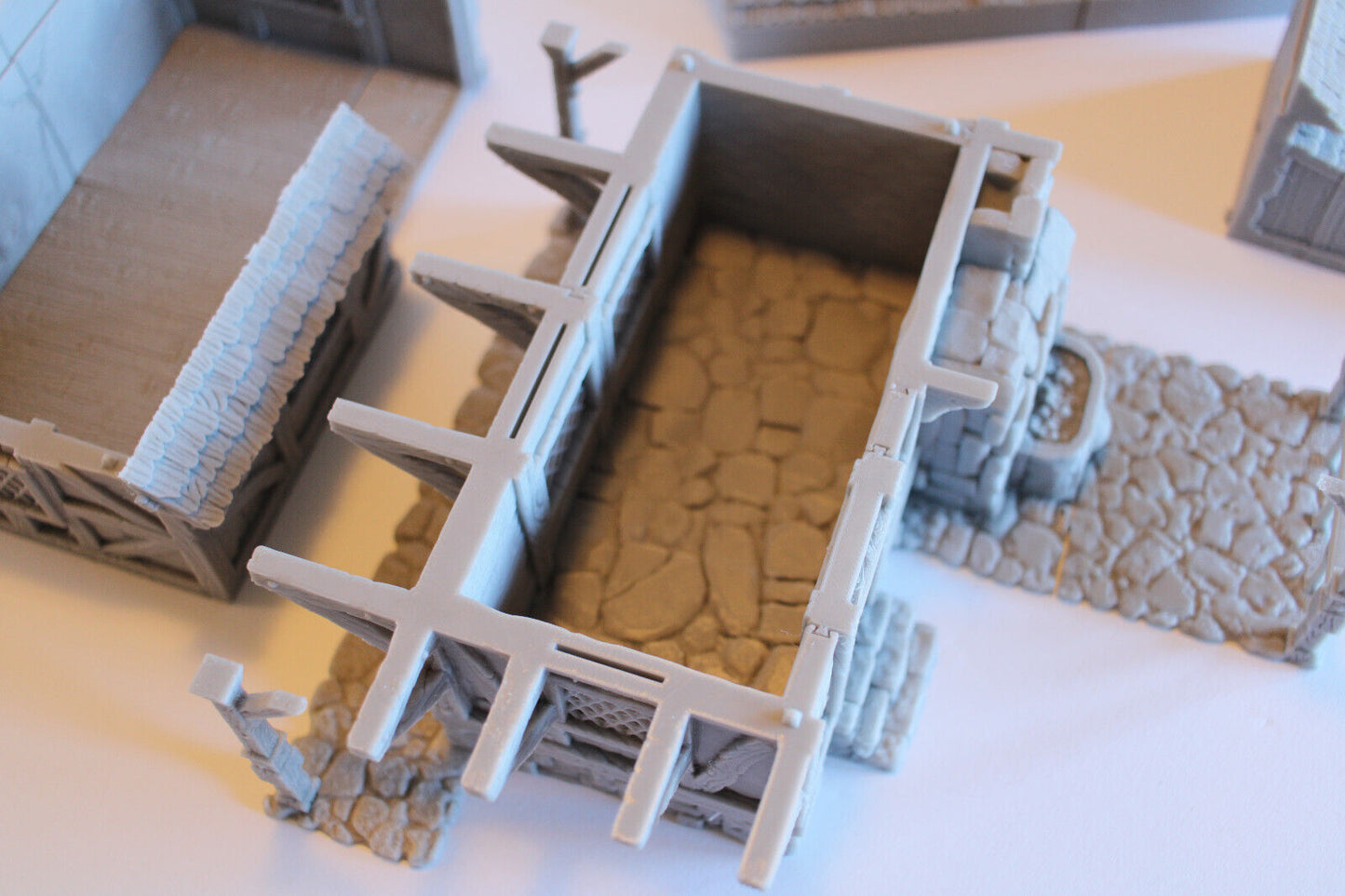 Tabletop Terrain Blacksmith House Dnd RPG wargame skirmish 28mm