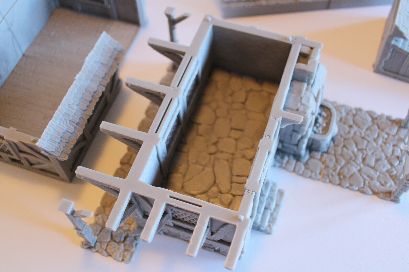 Tabletop Terrain Blacksmith House Dnd RPG wargame skirmish 28mm