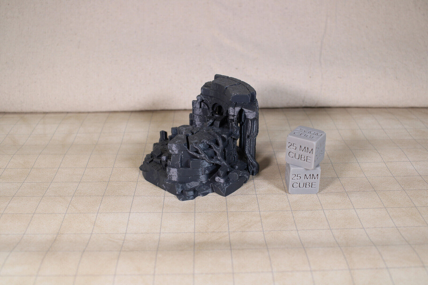 Tabletop Terrain Elven Ruin Fort Outpost Tower Dnd RPG wargame skirmish 28mm