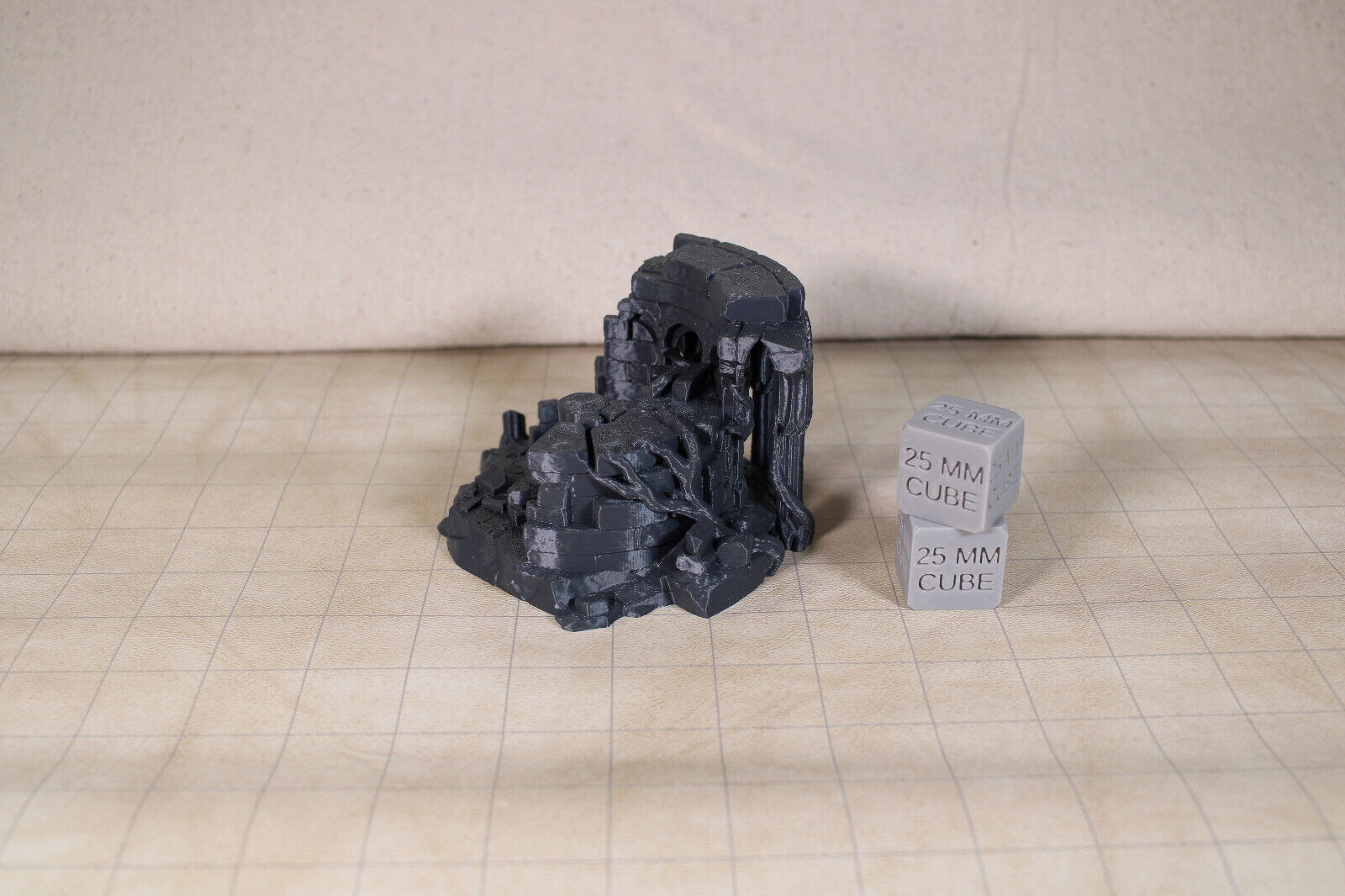 Tabletop Terrain Elven Ruin Fort Outpost Tower Dnd RPG wargame skirmish 28mm