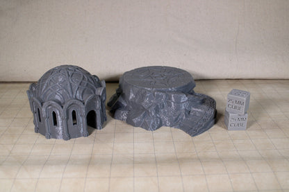 Tabletop Terrain Elven Library Dnd RPG wargame skirmish 28mm