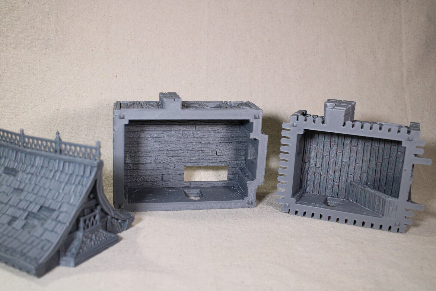 Tabletop Terrain Medieval Hamlet House Dnd RPG wargame skirmish 28mm