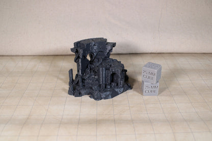 Tabletop Terrain Elven Ruin Fort Outpost Tower Dnd RPG wargame skirmish 28mm