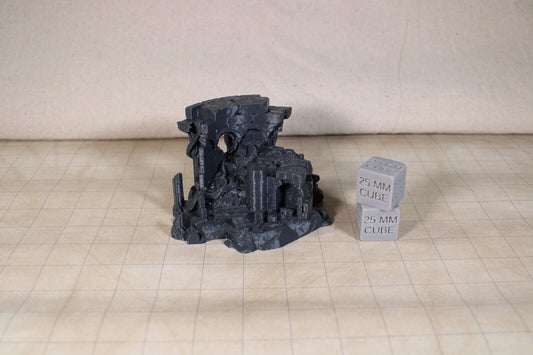 Tabletop Terrain Elven Ruin Fort Outpost Tower Dnd RPG wargame skirmish 28mm