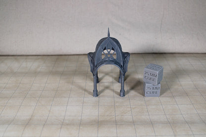 Tabletop Terrain Elven Gazebo Dnd RPG wargame skirmish 28mm