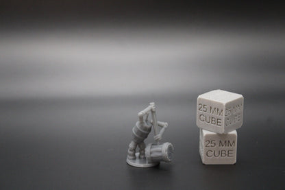 Barrel Keg Construct Golem Slam 5of6 28mm 32mm Miniature Dnd RPG Skirmish
