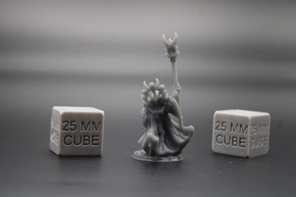 Necromancer Mage Wizard Warlock 32mm Miniature Dnd Skirmish