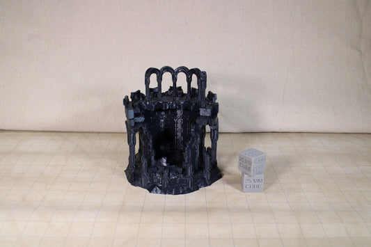 Tabletop Terrain Elven Destroyed Fort Garrison Dnd RPG wargame skirmish 28mm