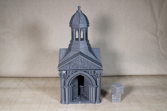 Tabletop Terrain Mausoleum Crypt Dungeon Entrance Dnd RPG wargame skirmish 28mm