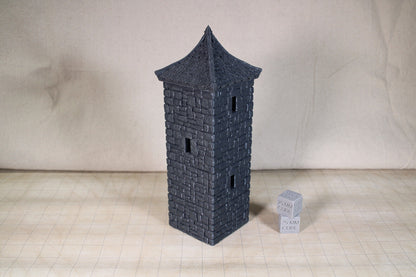 Tabletop Terrain 4 story Tower Guard Garrison Dnd RPG wargame skirmish 28mm