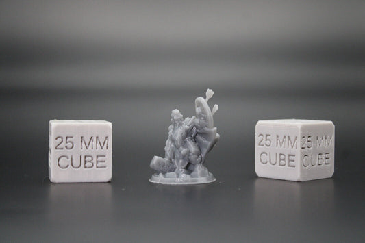 Dwarf Fighter with Hammer & Shield Dodging Arrows 32mm Miniature Dnd Skirmish
