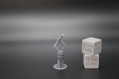 Barrel Keg Construct Golem Club 2of6 28mm 32mm Miniature Dnd RPG Skirmish