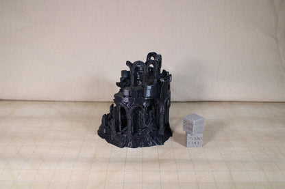 Tabletop Terrain Elven Destroyed Fort Garrison Dnd RPG wargame skirmish 28mm
