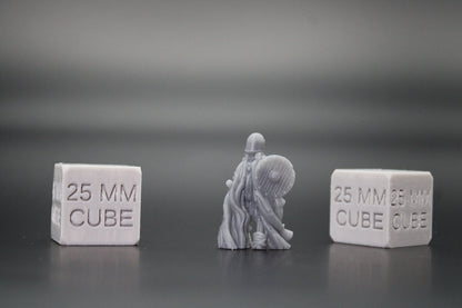 Skeleton Armored Knight Warrior Knight 4x 32mm Miniature Dnd Skirmish Oldhammer