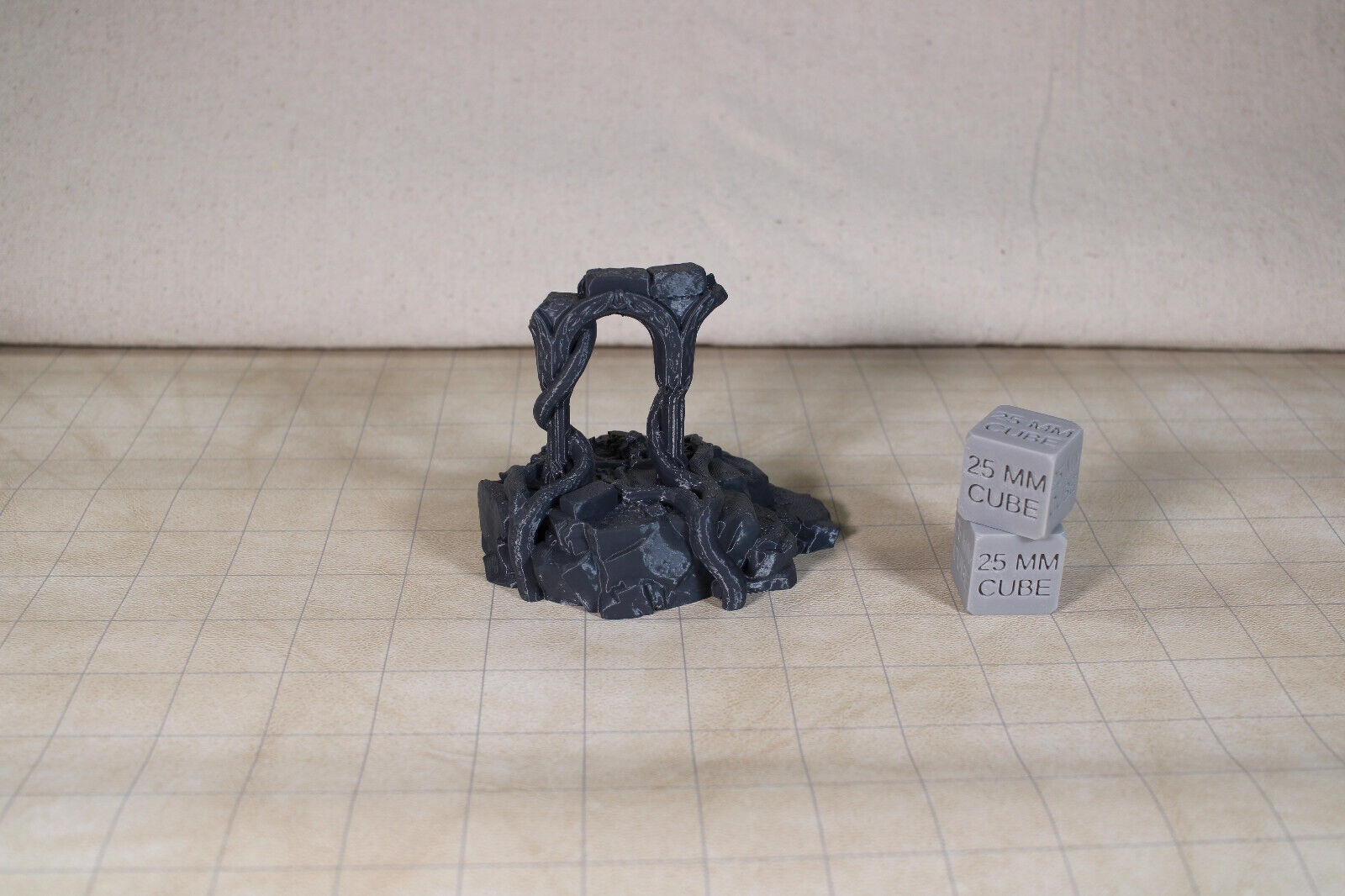 Tabletop Terrain Destroyed Temple Ruin Elven Dnd RPG wargame skirmish 28mm