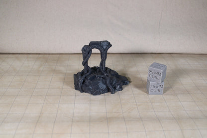 Tabletop Terrain Destroyed Temple Ruin Elven Dnd RPG wargame skirmish 28mm