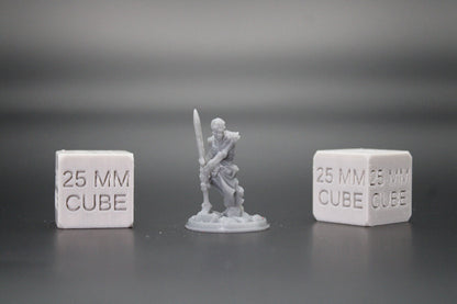 Skeleton Undead Great Sword 32mm Miniature Dnd Skirmish